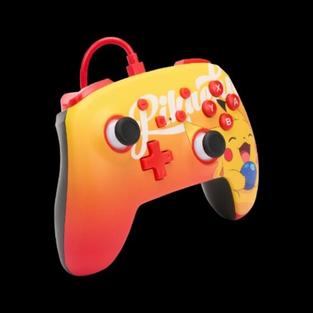 Enhanced Wired Controller for Nintendo Switch - Pokémon: Oran Berry Pikachu - Picture 3 of 16